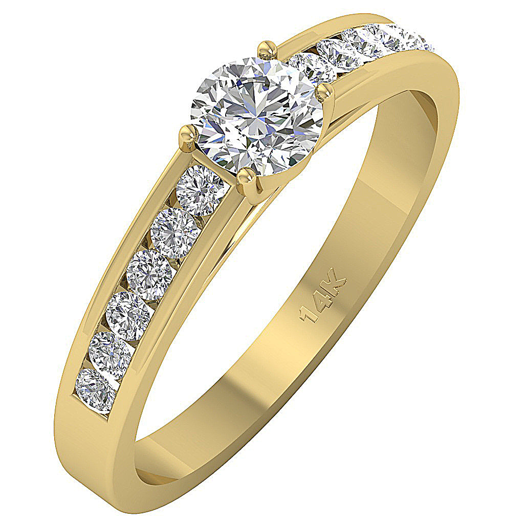 14kYellowGoldDesignerSingleSolitaireAnniversaryRing
