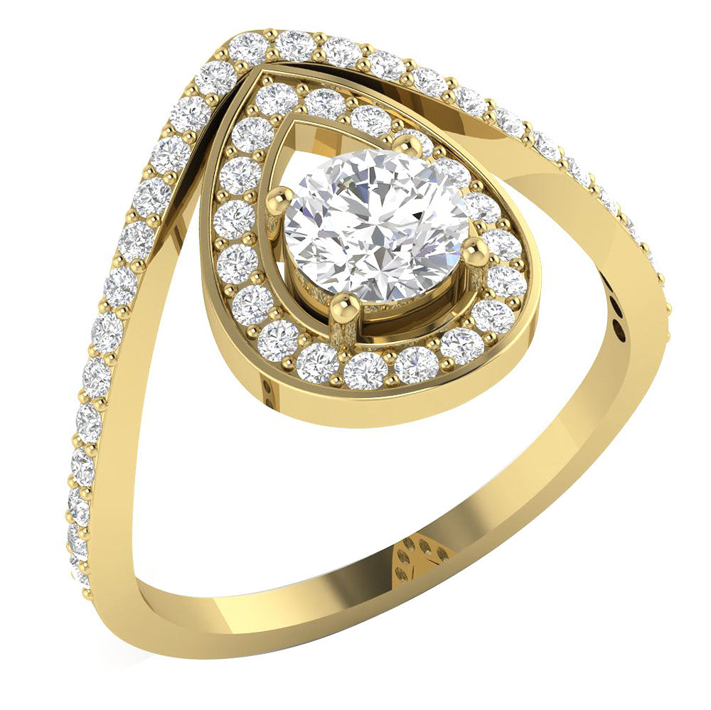 14kYellowGoldDesignerSolitaireAnniversaryRing