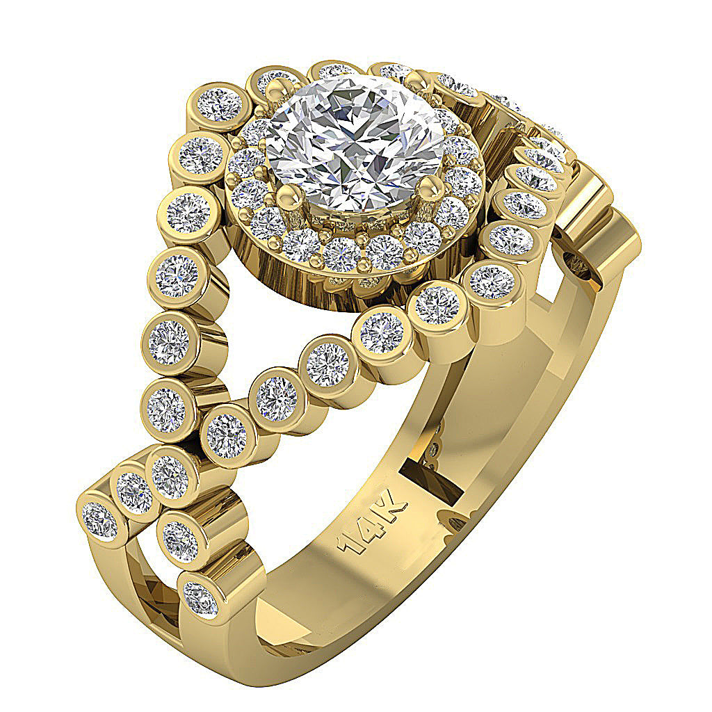 14kYellowGoldDesignerSolitaireAnniversaryRing