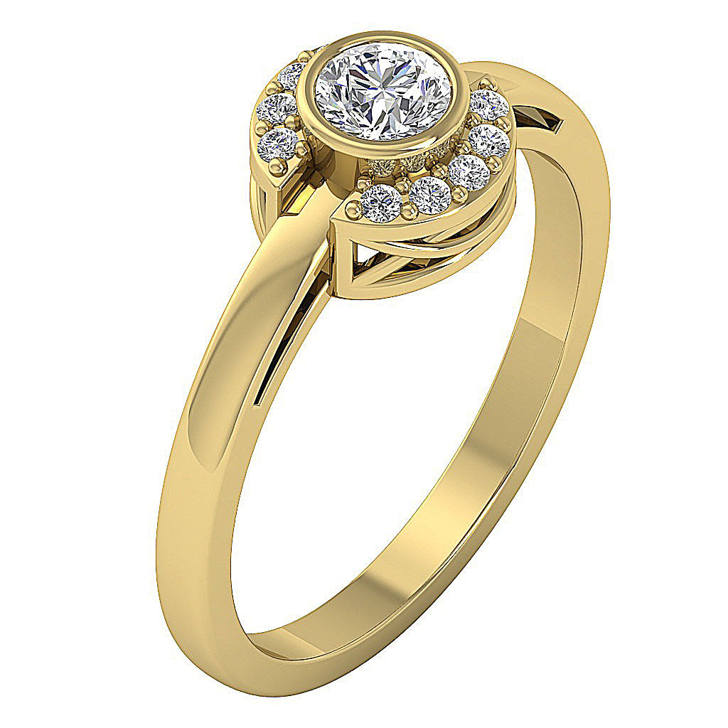 SideView14kYellowGoldDesignerSolitaireRing