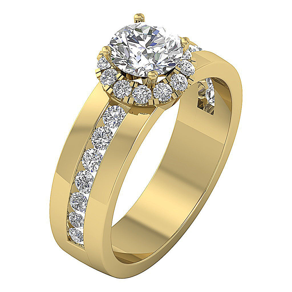 14kYellowGoldDesignerSolitaireAnniversaryRing