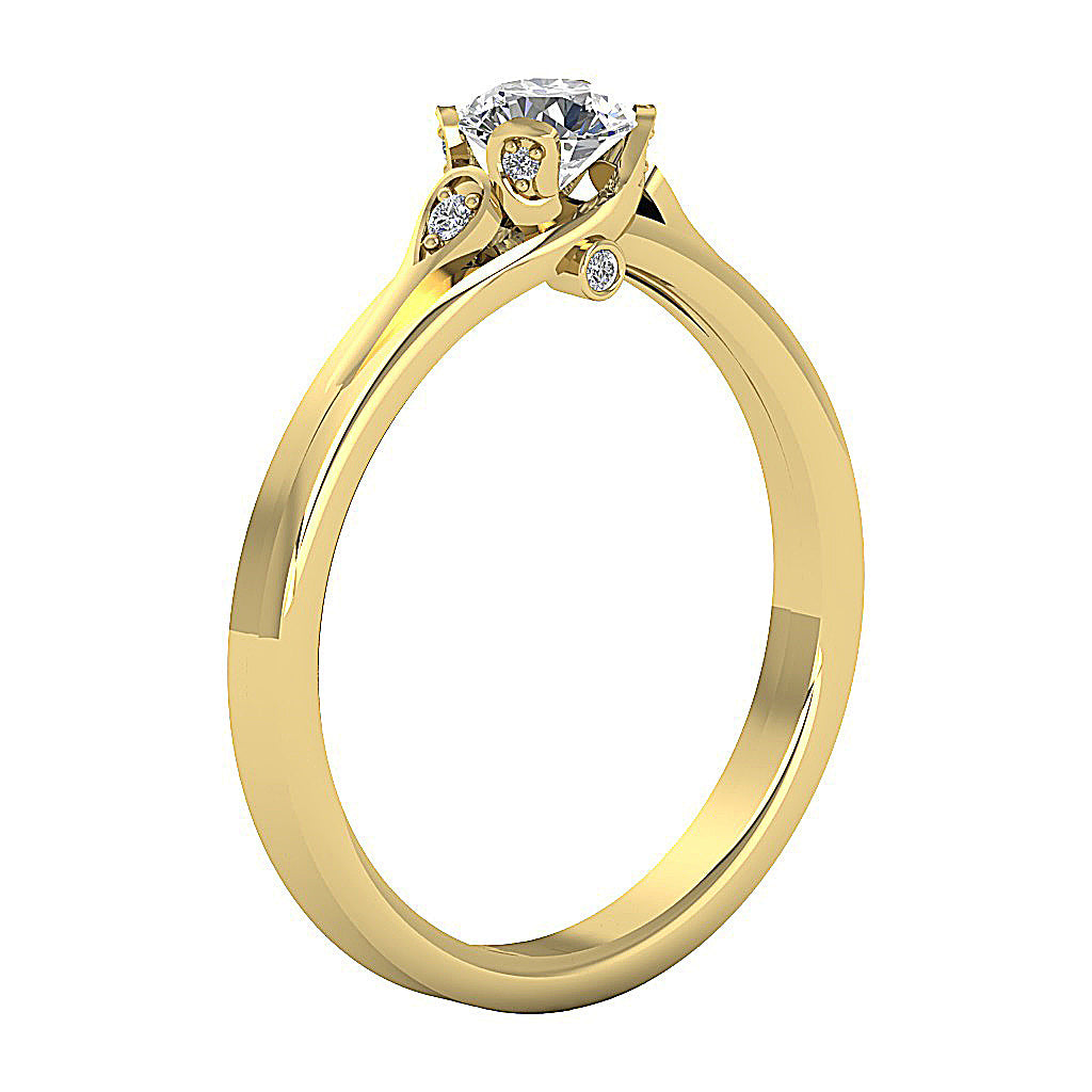14kYellowGoldDesignerSolitaireAnniversaryRing
