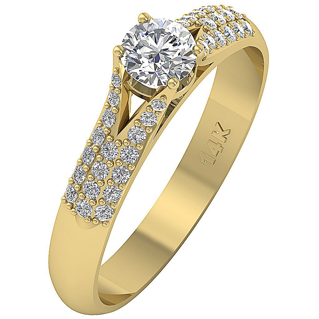 14kYellowGoldDesignerSolitaireAnniversaryRing