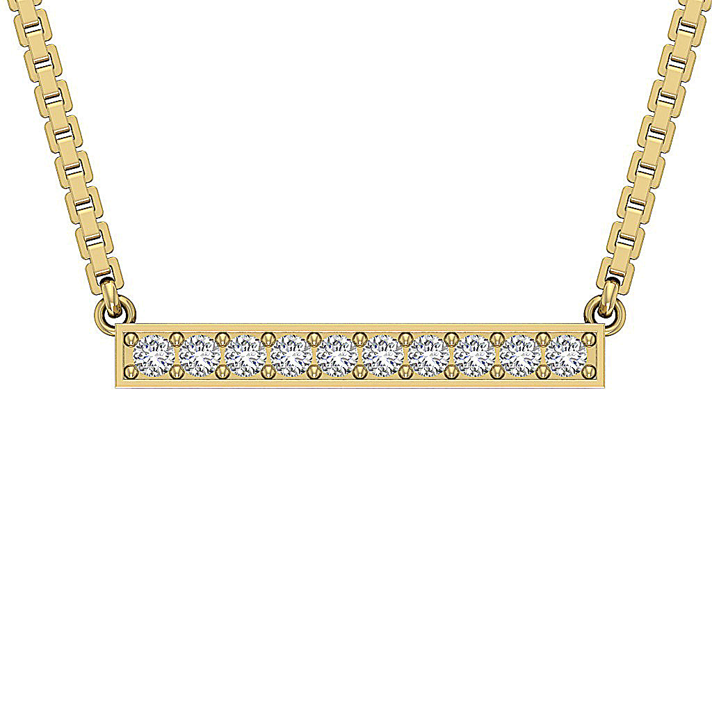 14kYellowGoldRoundDiamondPendants