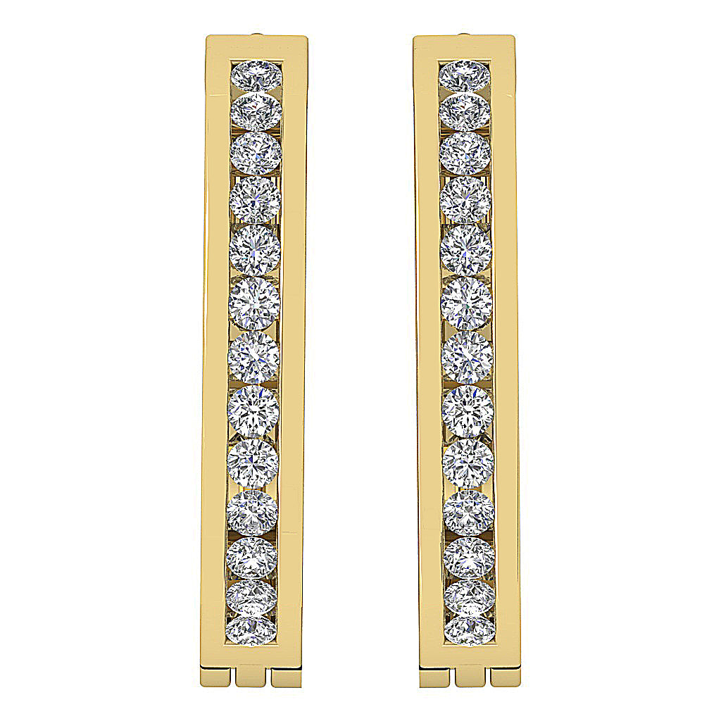 14kYellowGoldNaturalDiamondEarring