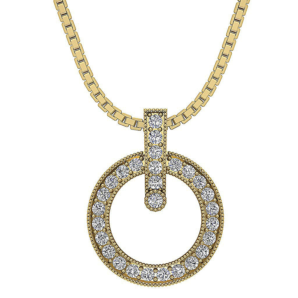 14kYellowGoldGenuineDiamondPendants