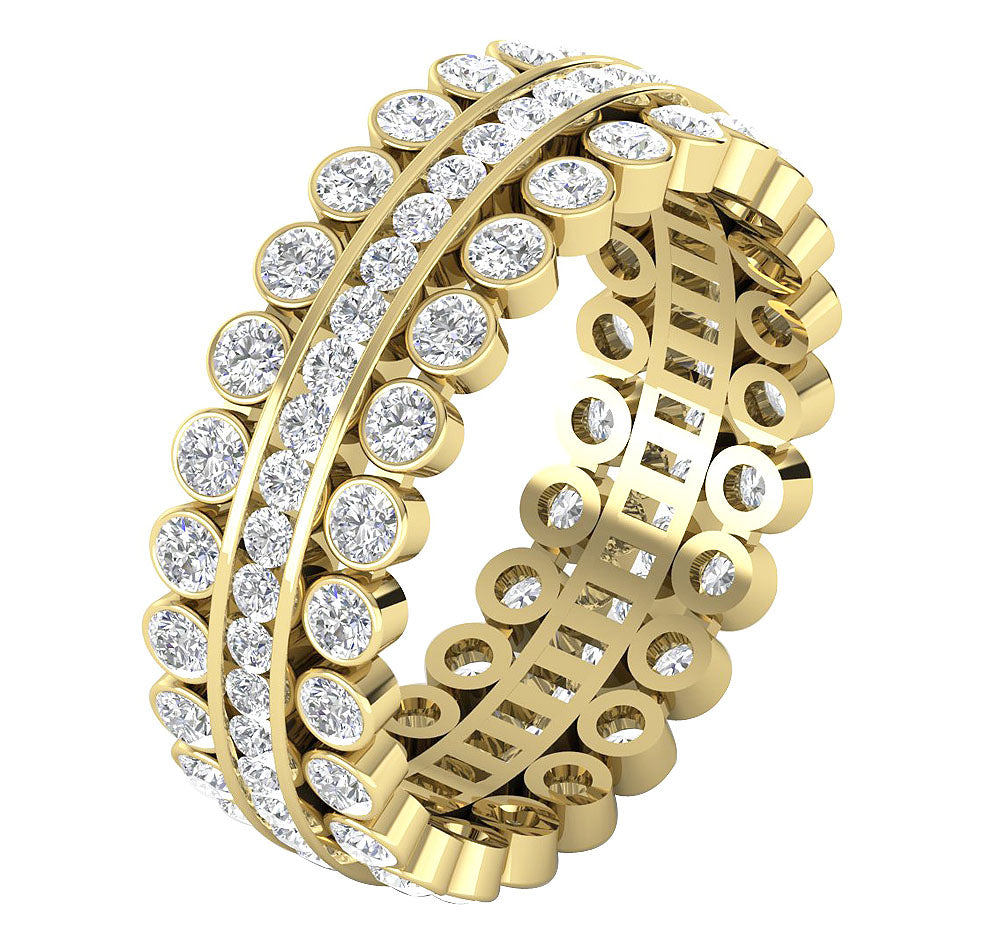 14kYellowGoldGenuineDiamondRing