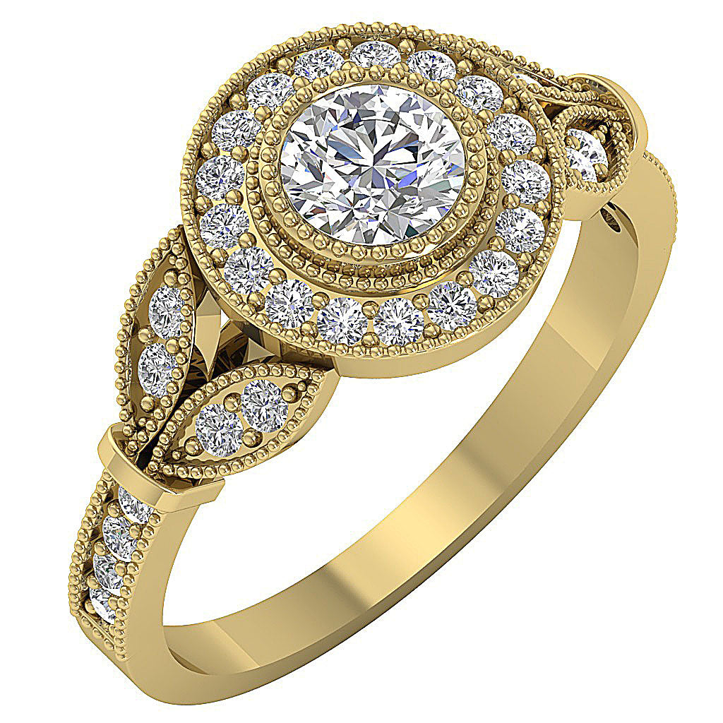 14kYellowGoldRoundDiamondEngagementRing