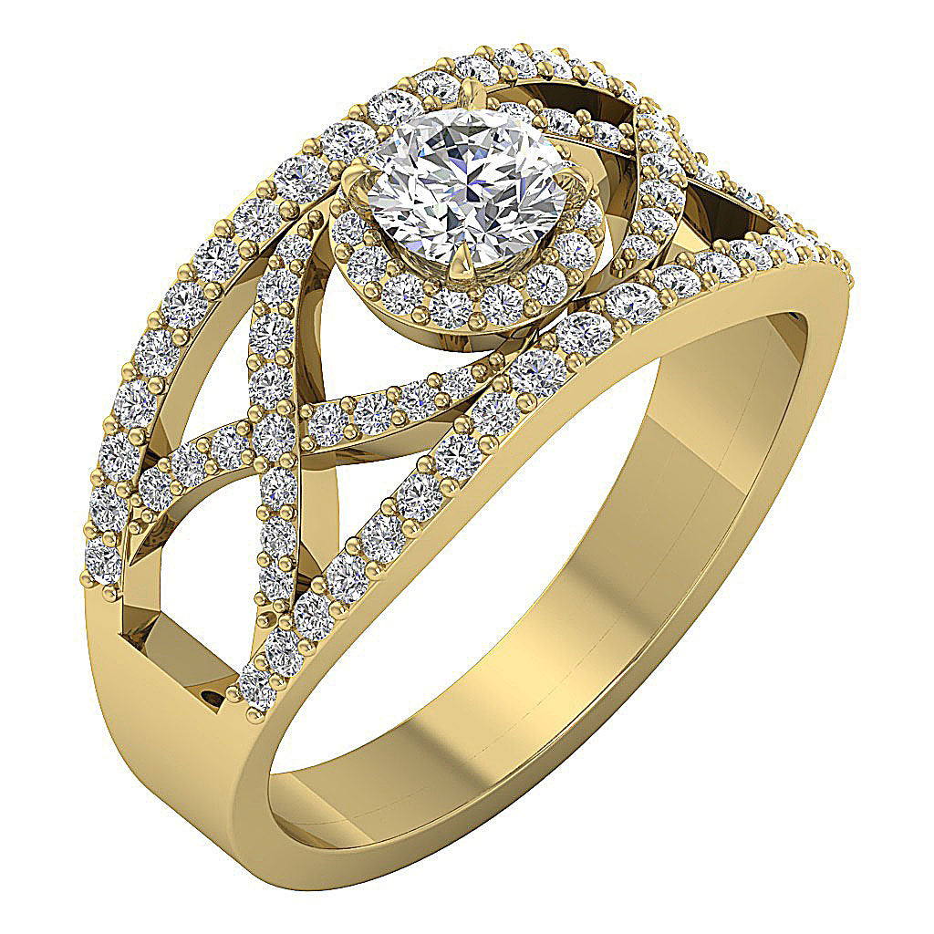 14kYellowGoldRoundDiamondEngagementRing