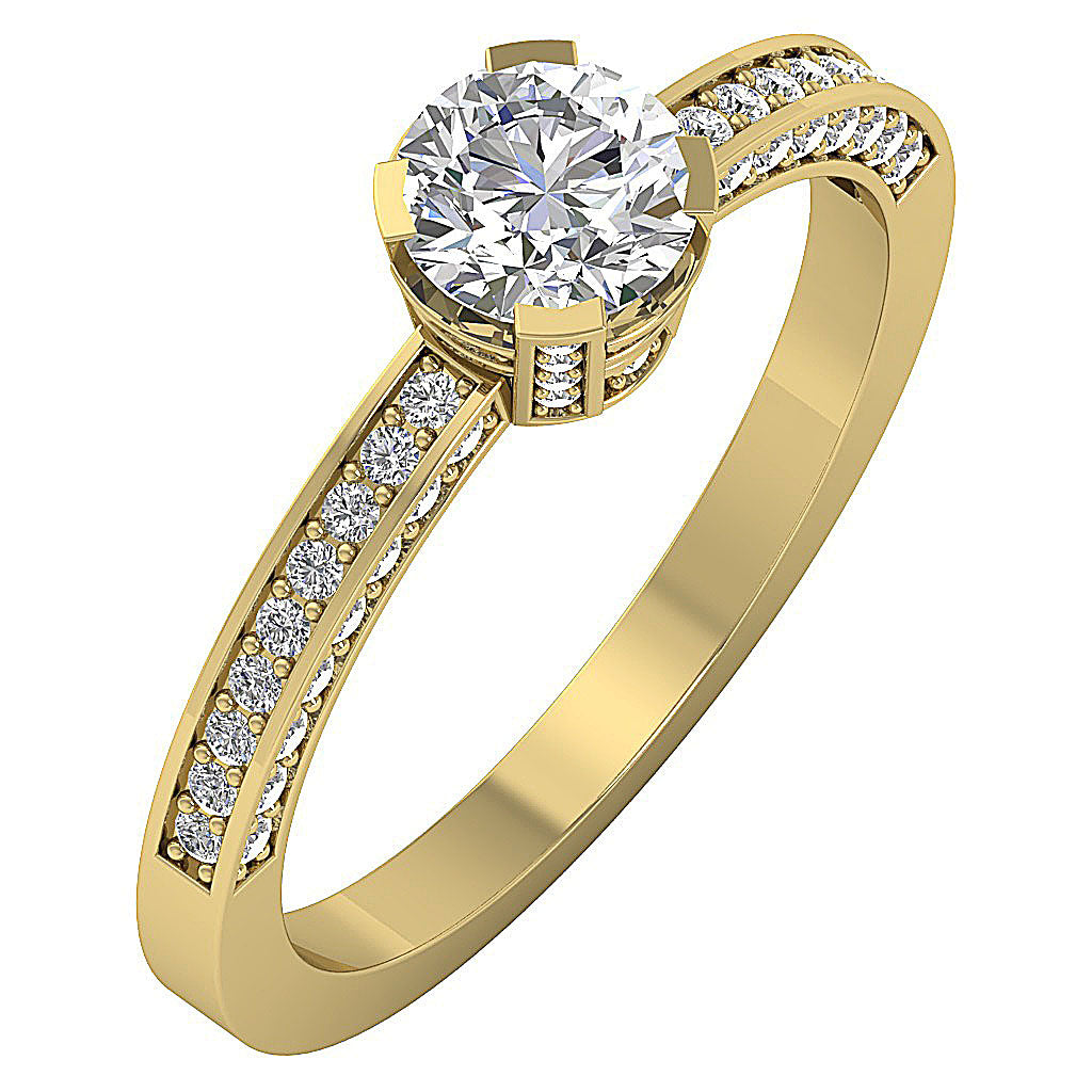 14kYellowGoldSolitaireEngagementRing