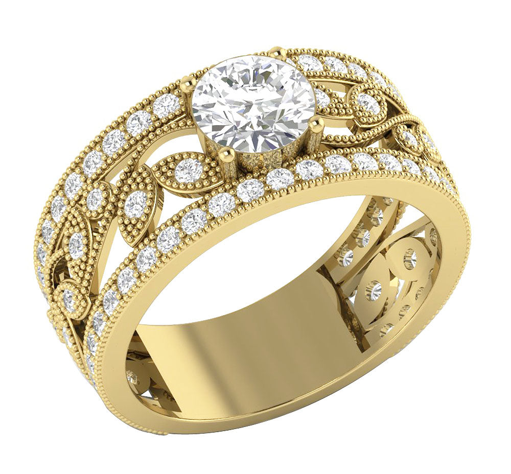 14kYellowGoldSolitaireEngagementRing