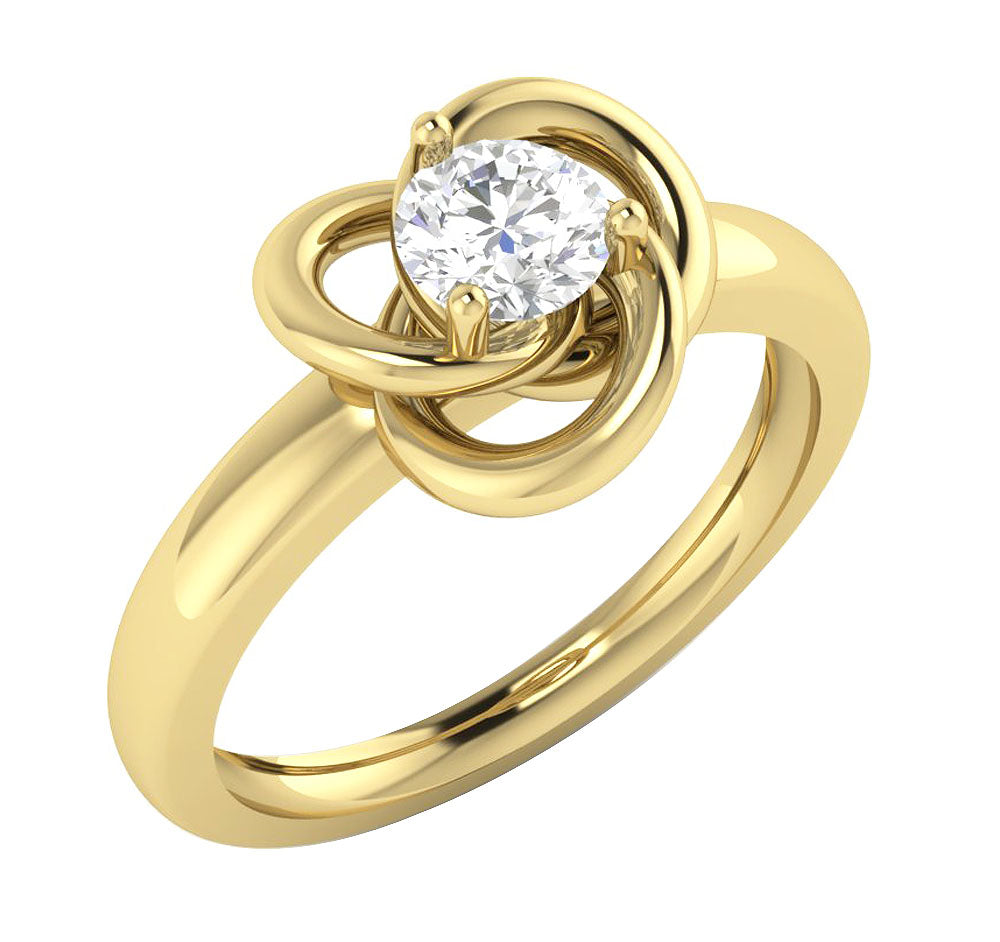 14kYellowGoldSolitaireEngagementRing