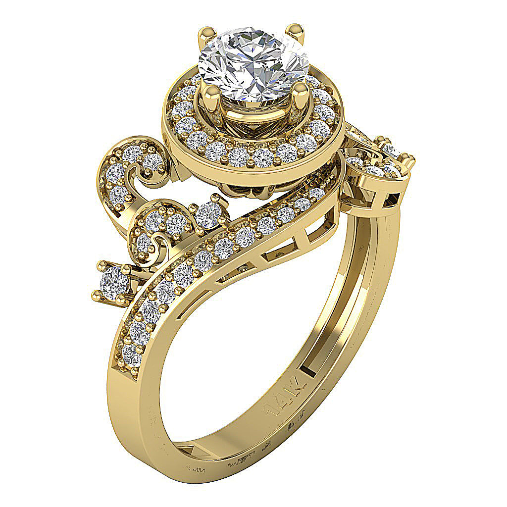 14kYellowGoldSolitaireEngagementRing
