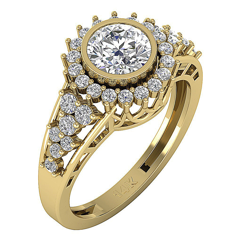 14kYellowGoldSolitaireEngagementRing