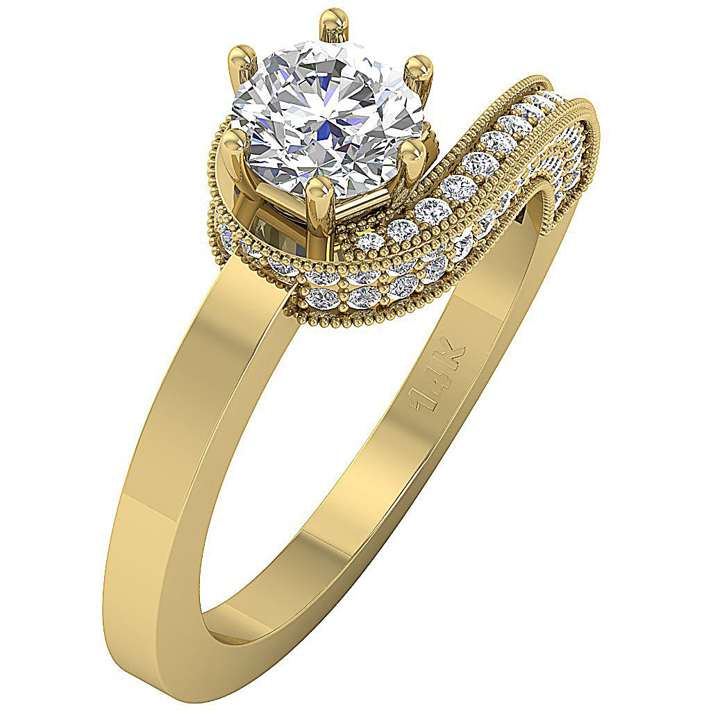 14kYellowGoldSolitaireEngagementRing