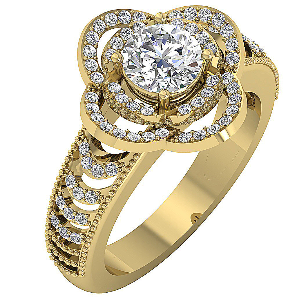14kYellowGoldSolitaireEngagementRing