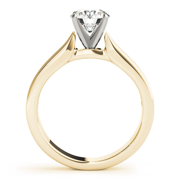 High-Profile-Cathedral-Solitaire-Diamond-Ring-Yellow-Gold-Side-Profile