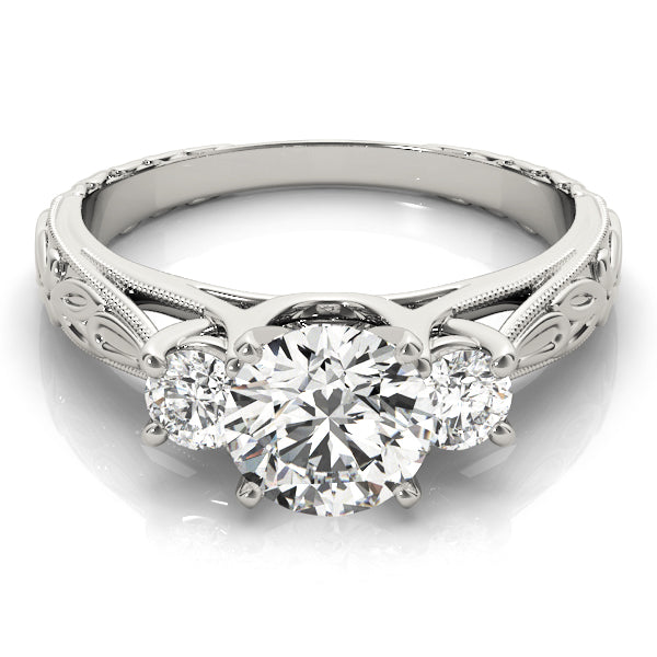 1.30Ct F-VS Lab Diamond: The Ultimate Three-Stone Anniversary Ring in White Gold