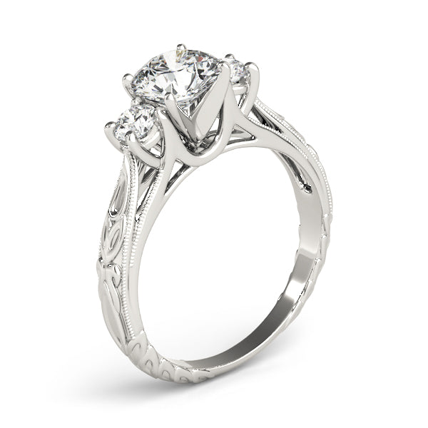 1.30Ct F-VS Lab Diamond: The Ultimate Three-Stone Anniversary Ring in 14k White Gold
