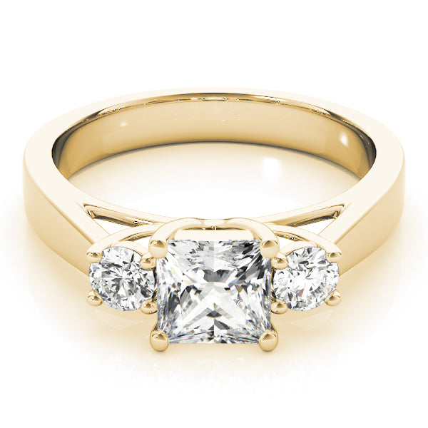 Timeless Lab grown Diamond 3 stone Wedding Band
