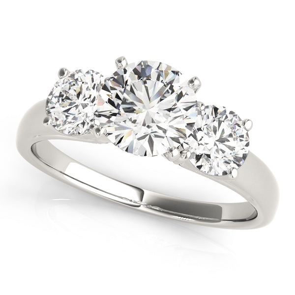 Conflict-Free Brilliance: Ethical 3 Stone Lab Diamond Ring