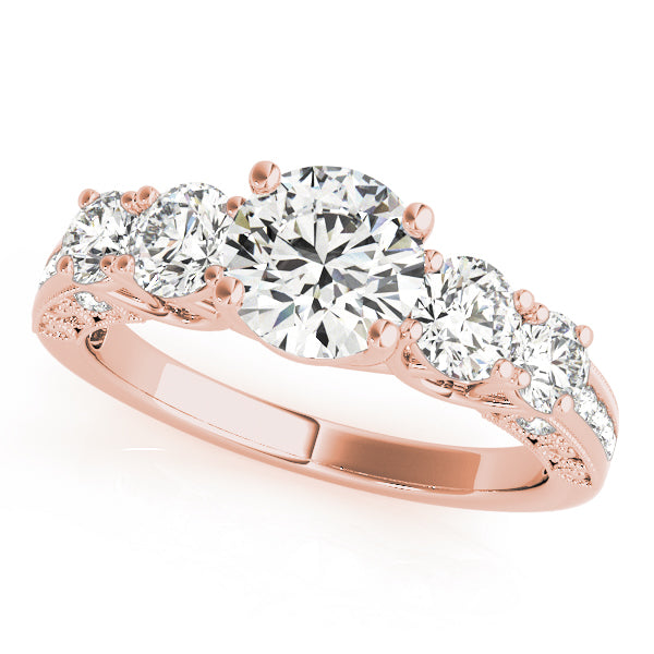 1.95 CT Round Cut Lab Grown Diamond Solitaire Engagement Ring