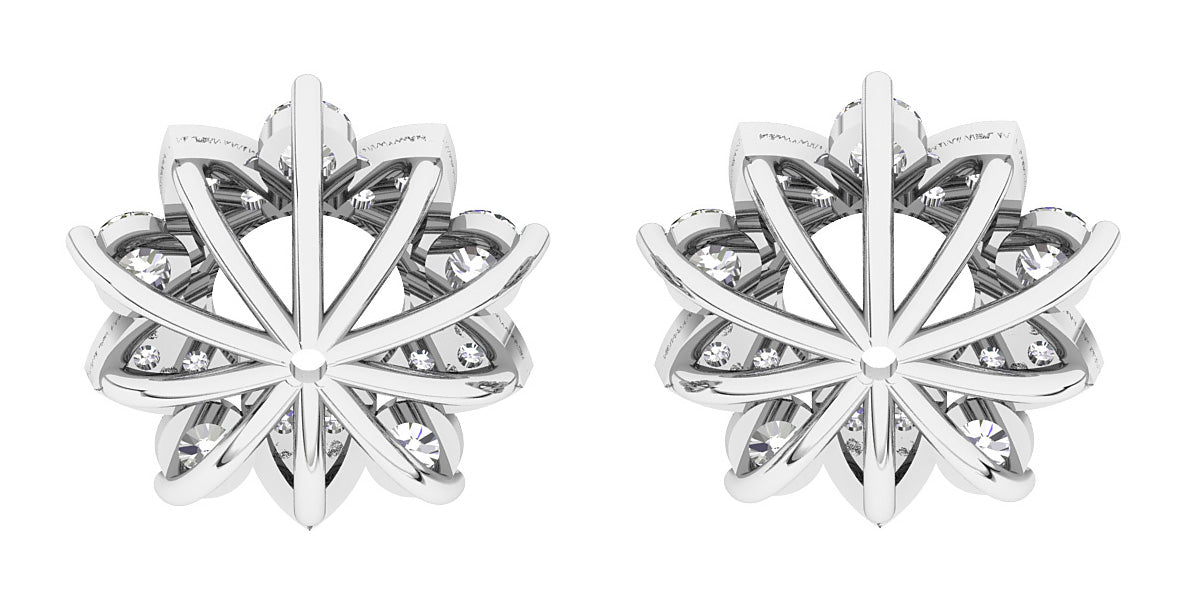 BackSideViewRoundDiamondEarring