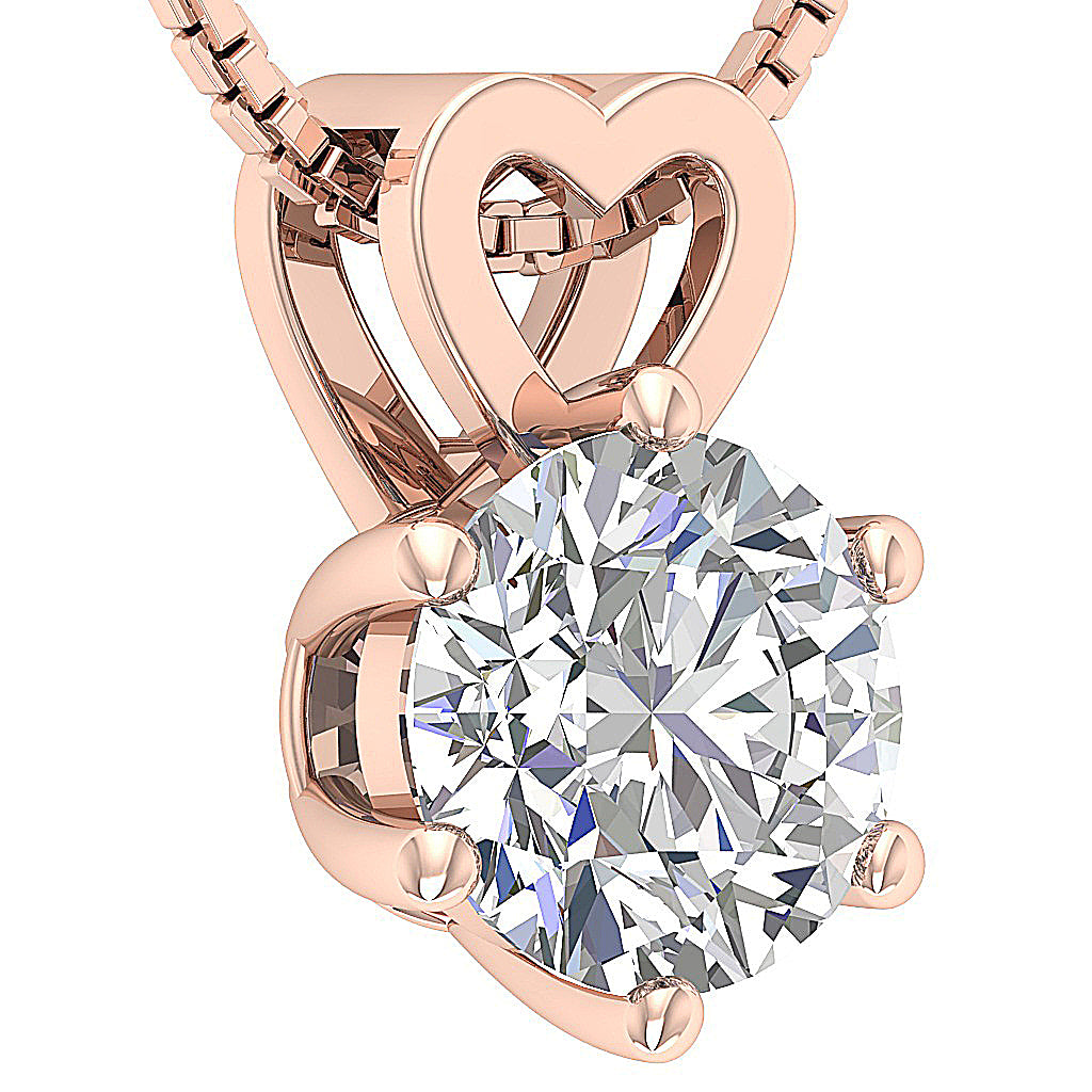 14K Rose Gold Finish: The Perfect Glow for Heart Jewelry