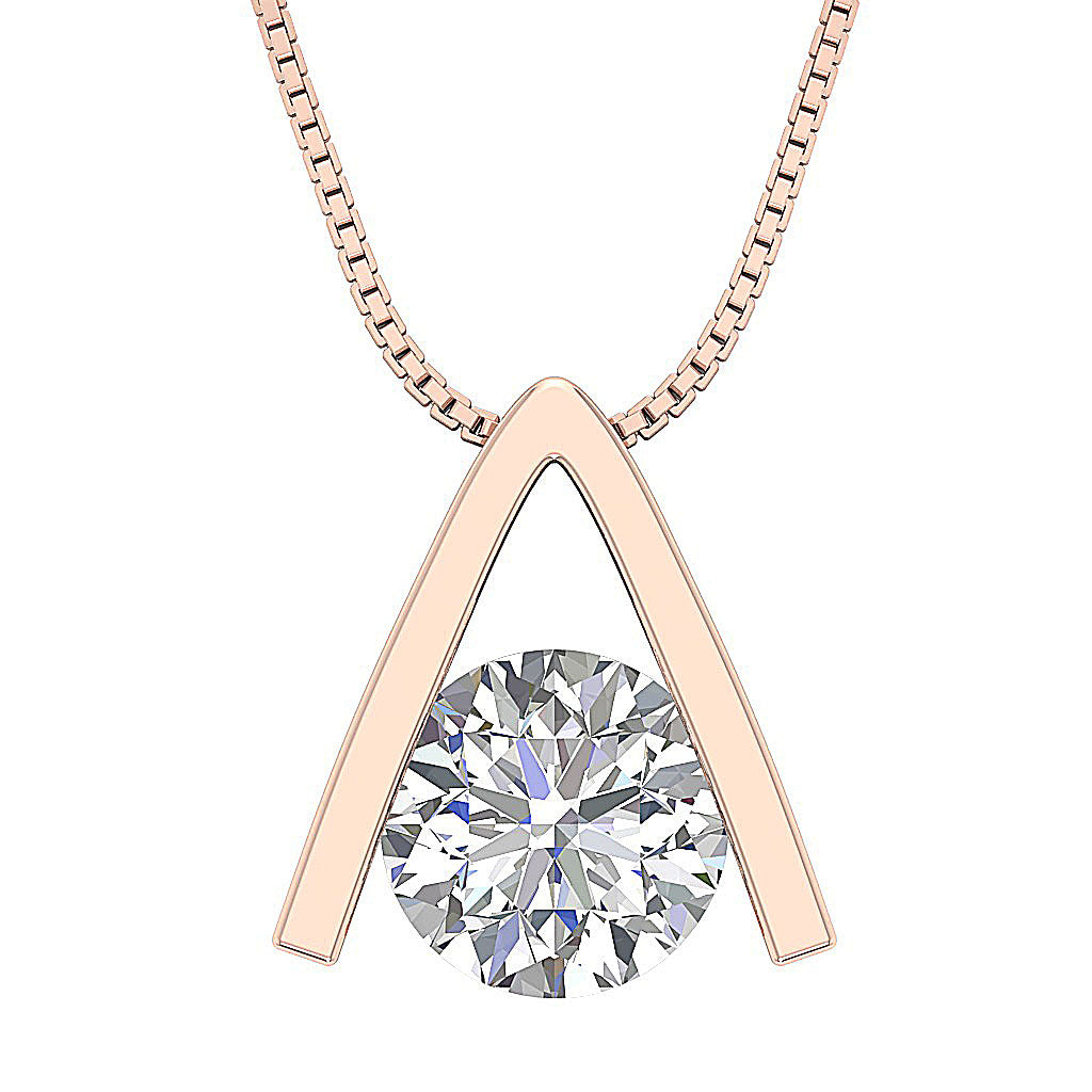 Modern Geometric Diamond Solitaire