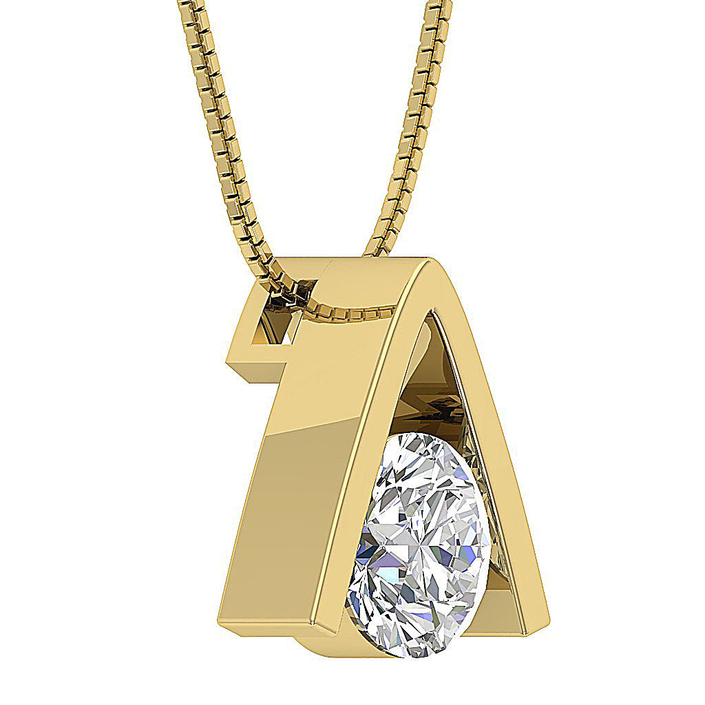 Available in 14K White, Yellow, and Rose Gold.Exceptional Clarity and Colorless Brilliance