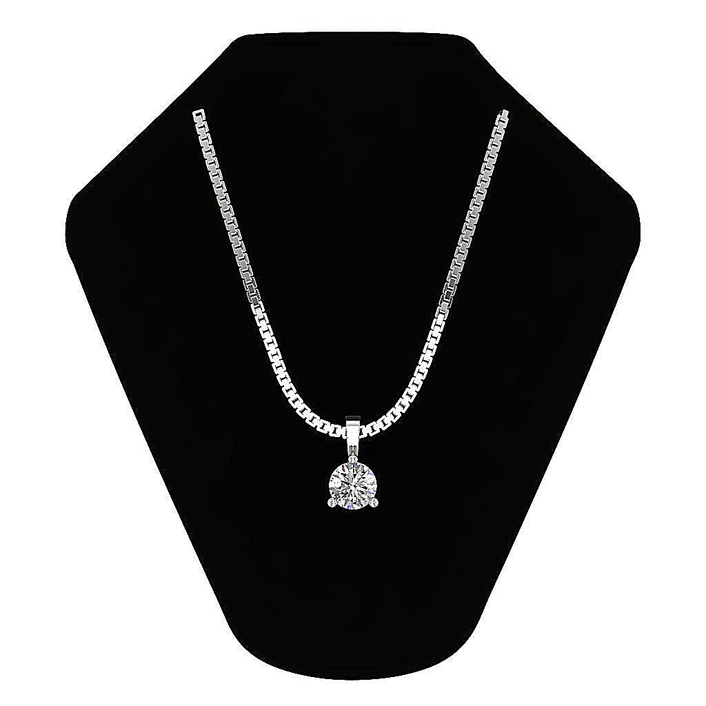 Luxury Lab-Grown Jewelry: The 3-4 Carat Statement.Hallmarked 14K Gold Martini Solitaire