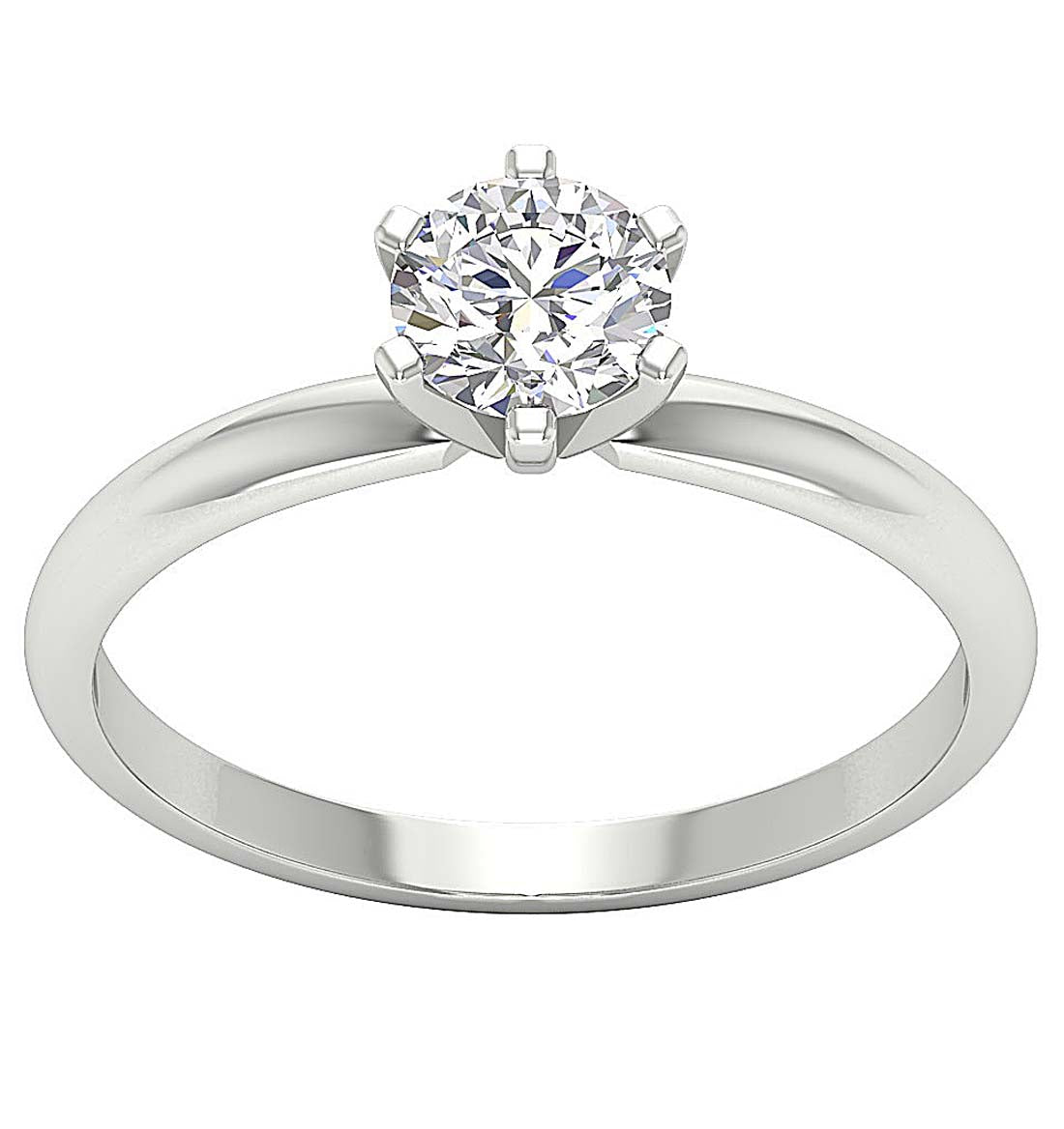 High-Set 6-Prong: Allowing Maximum Light for Extra Brilliance