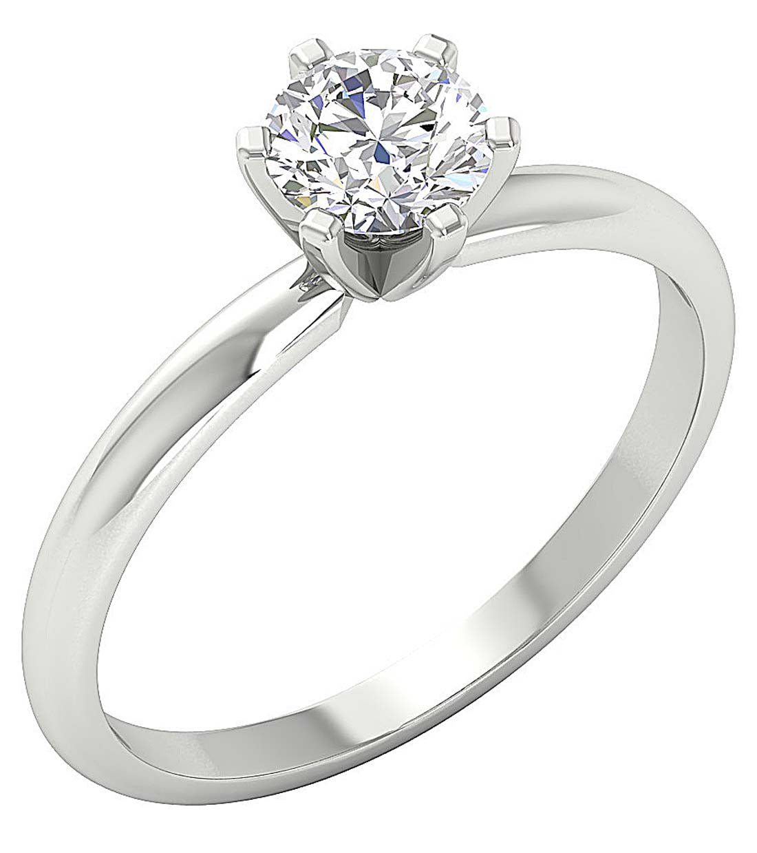 The Classic Solitaire: 1.00 Ct Round Brilliant Diamond
