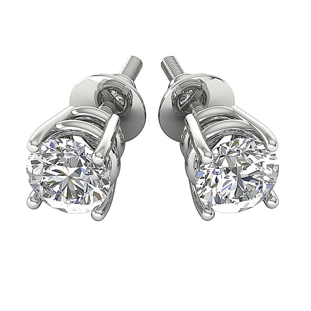 AAA Demo for Solitaire Studs Earrings new dfg