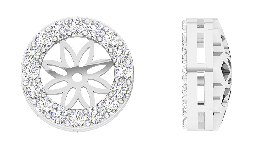 DesignerRoundDiamondJacketEarrings