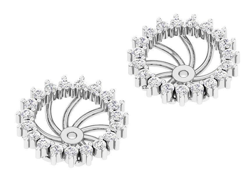 DesignerRoundDiamondJacketEarrings