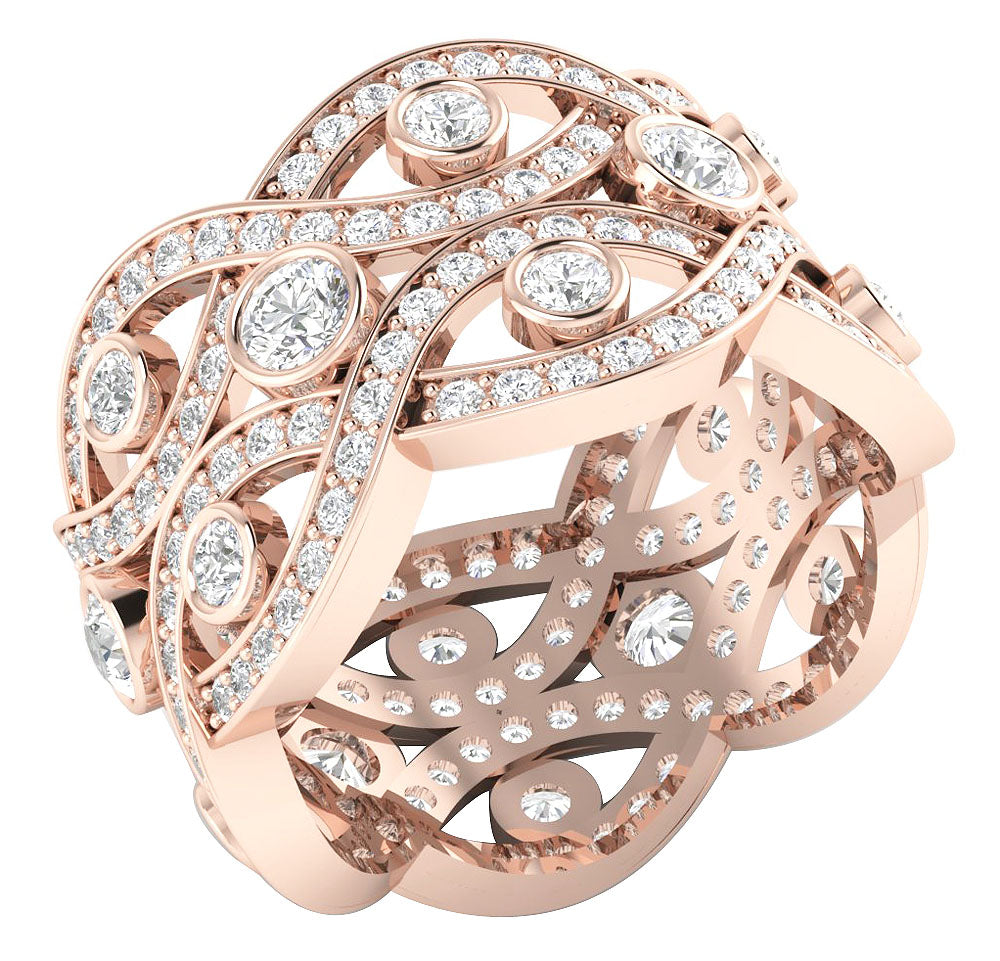 SideViewDesignerEternityRing14kSolidGold