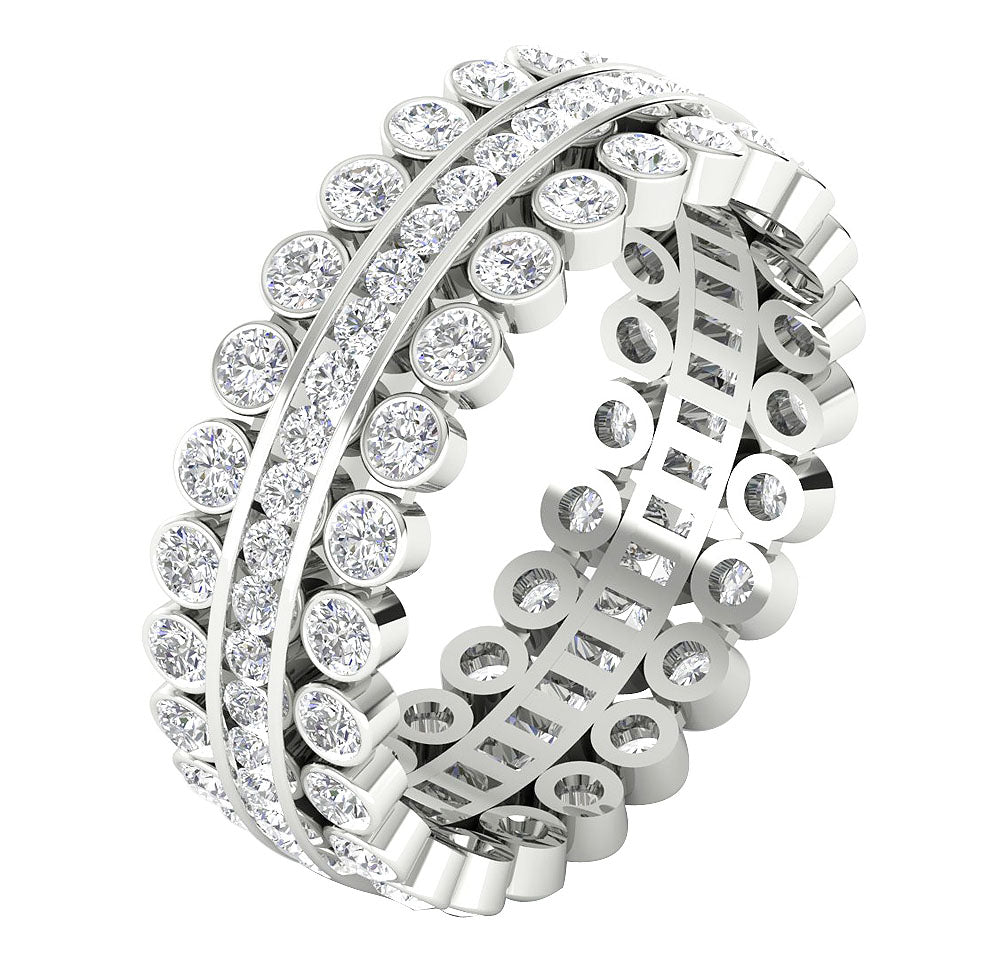 DesignerEternityAnniversaryRing14kWhiteGold