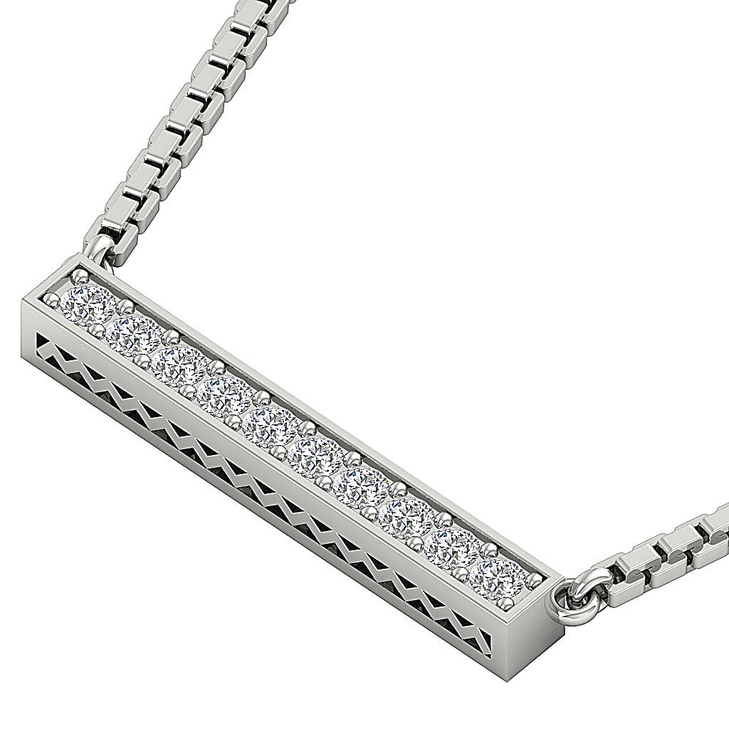 DesignerRoundDiamond14kWhiteGoldPendants