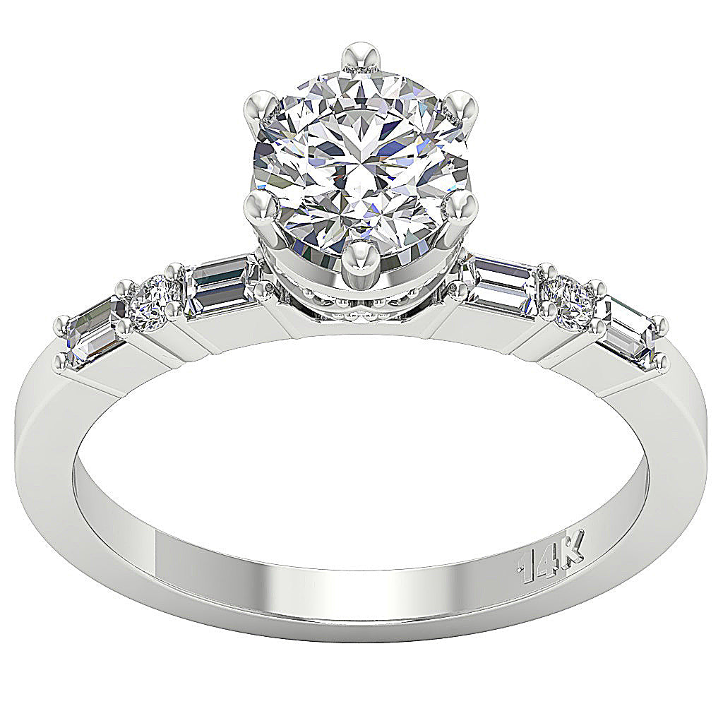 DesignerHalo14kWhiteGoldAnniversaryRing