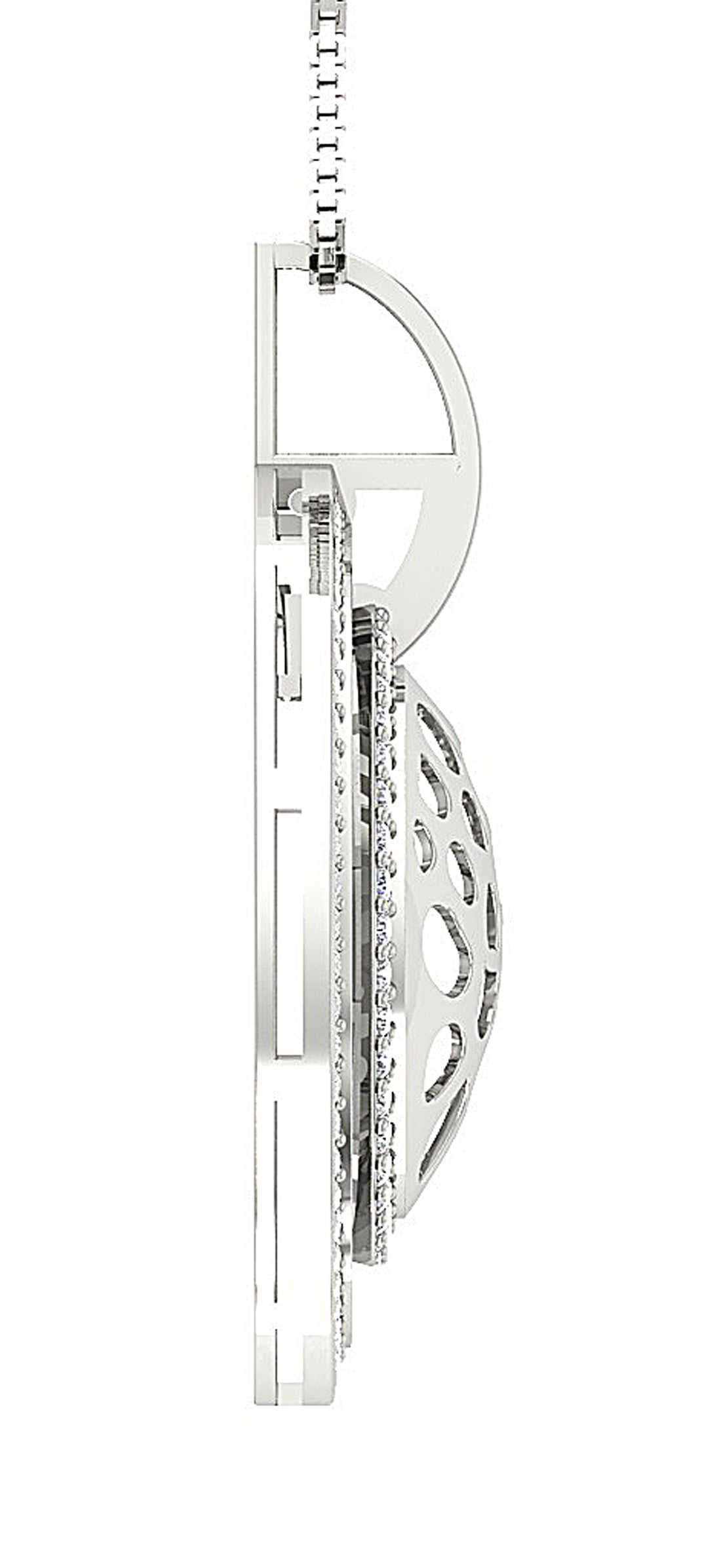 DesignerNaturalDiamond14kWhiteGoldPendants