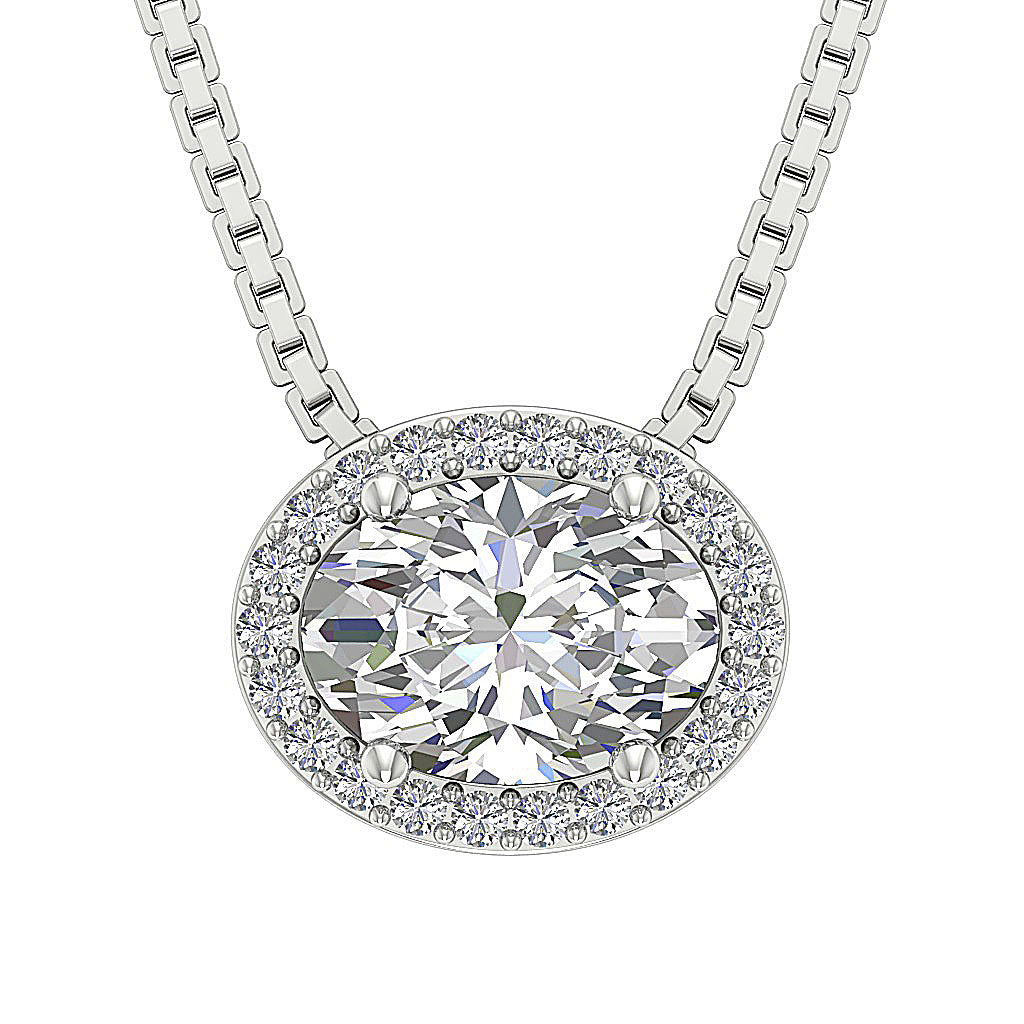 DesignerNaturalDiamond14kWhiteGoldPendants
