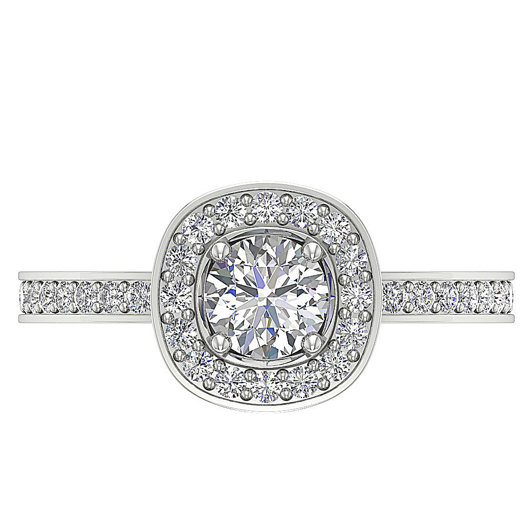 DesignerNaturalDiamond14kWhiteGoldRing