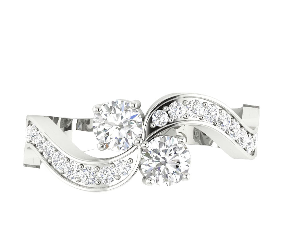 DesignerNaturalDiamond14kWhiteGoldRing