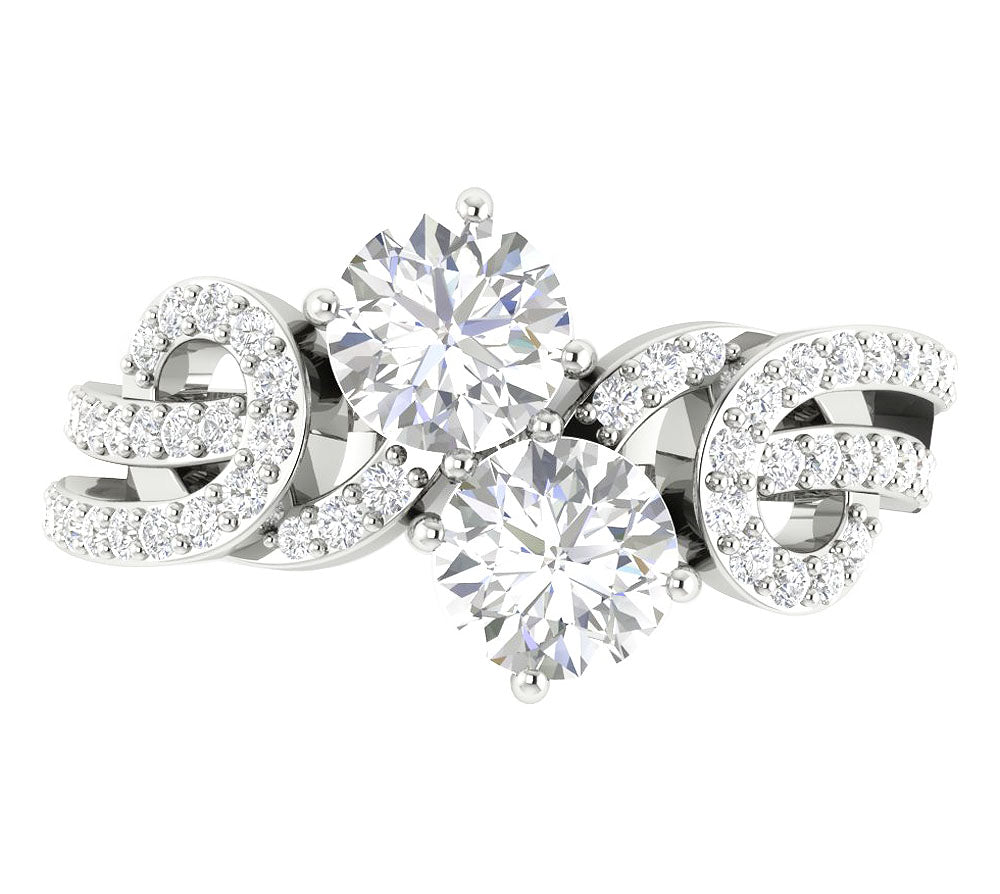 TopViewDesignerNaturalDiamondWhiteGoldRing