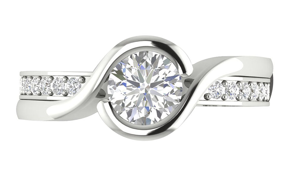 DesignerNaturalDiamond14kWhiteGoldRing