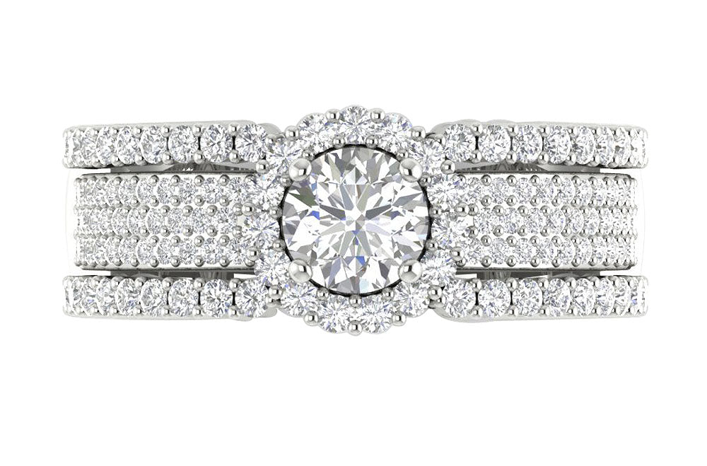 DesignerNaturalDiamond14kWhiteGoldRing