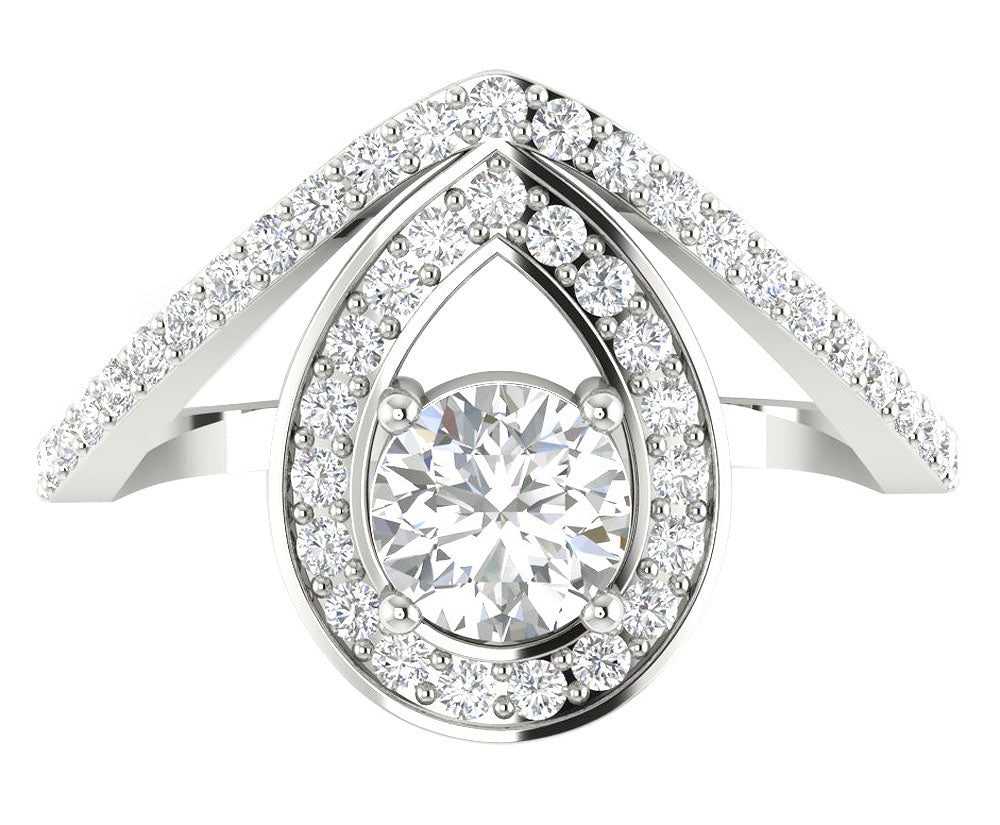 DesignerNaturalDiamond14kWhiteGoldRing