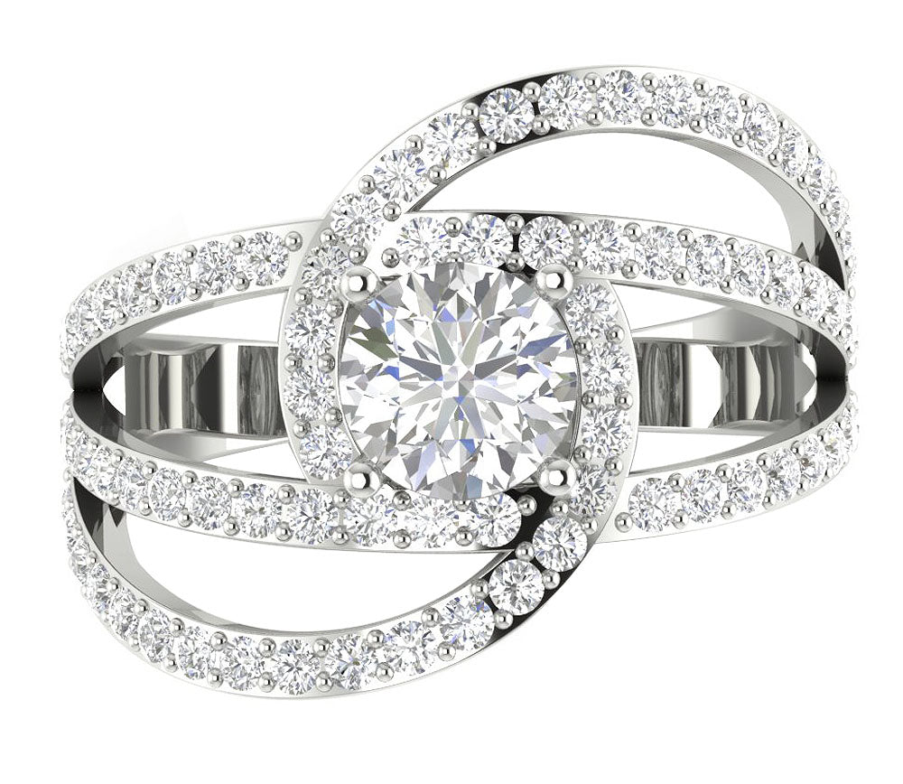 DesignerNaturalDiamond14kWhiteGoldRing