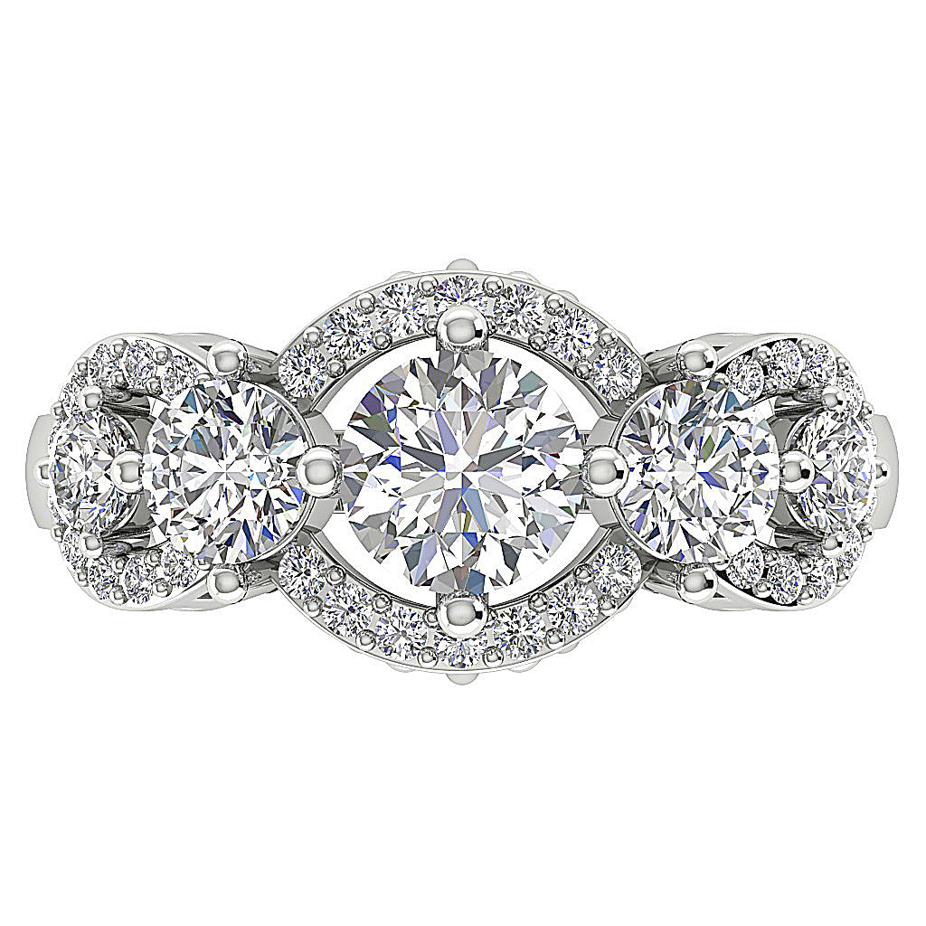 DesignerNaturalDiamond14kWhiteGoldRing